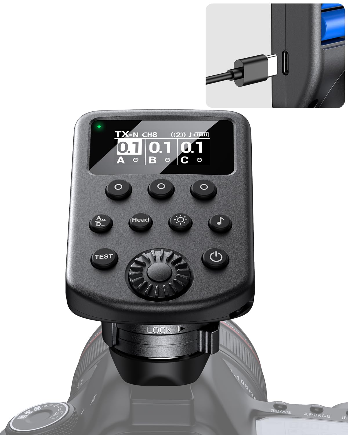 Wireless Flash Trigger con ISO Hot-Shoe per Sony/per Canon/per Nikon | Trasmettitore flash Fujifilm supporta Air1 e Air2 compatibile con Profoto A1X/B1X/A2/B2/D2/A10/B10/B30/Pro-D3/Pro-10