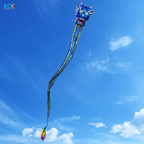 Miniatura 5 de HENGDA KITE Legendary Dragon Kite,for Kids and Adults,Easy to Fly,Excellent Fabric and Structure Design,Suitable for Square, Beach, Grass,