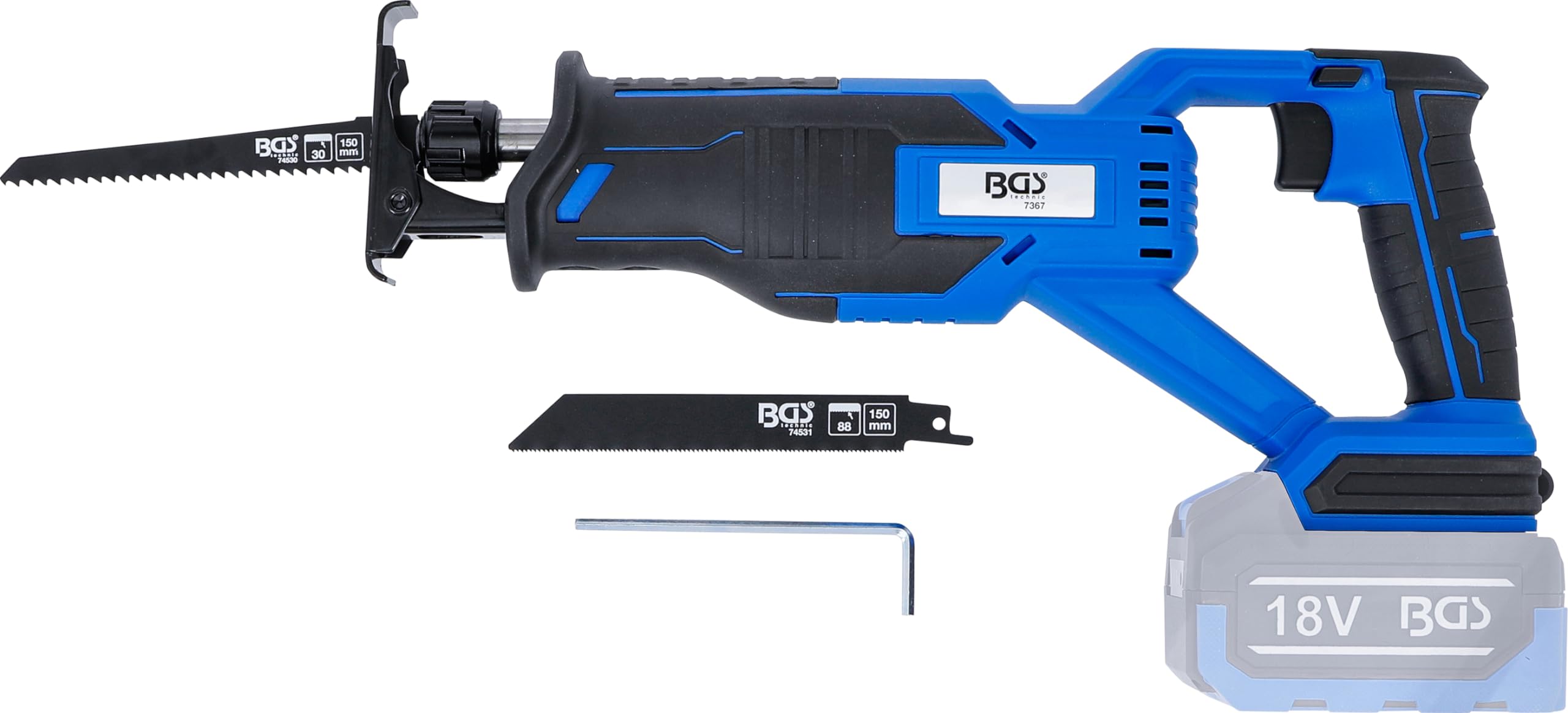 BGS 7367 | Seghetto a batteria | senza spazzole | 18 V | senza batteria