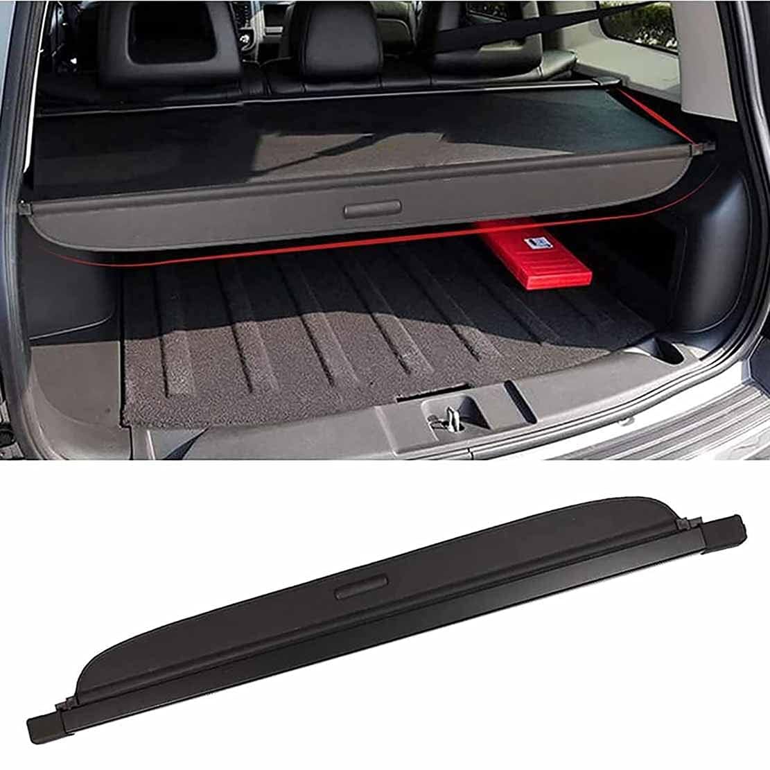 Cubierta de carga retráctil para Jeep Compass 2007-2016, lona impermeable antideslizante