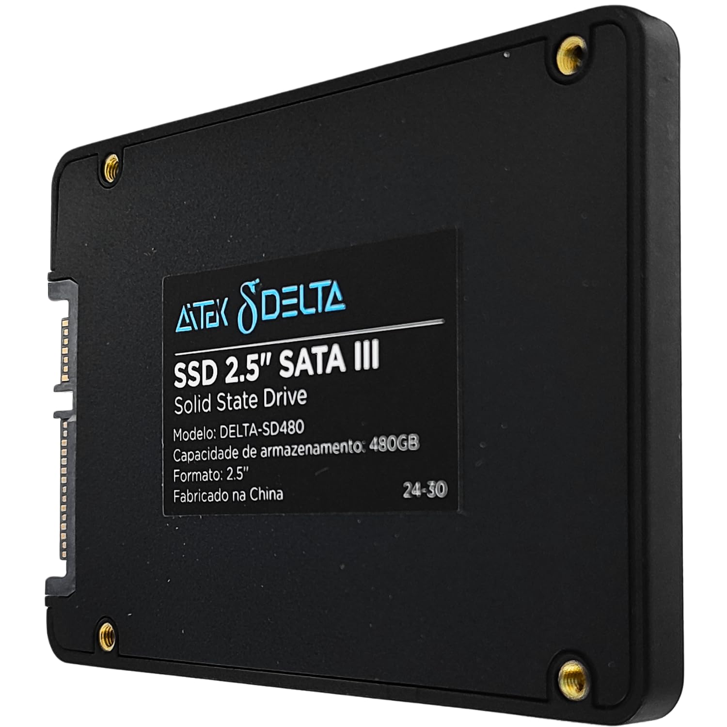 SSD Gamer 2.5 480GB SATA III- Leitura até 561MB/s e Gravação até