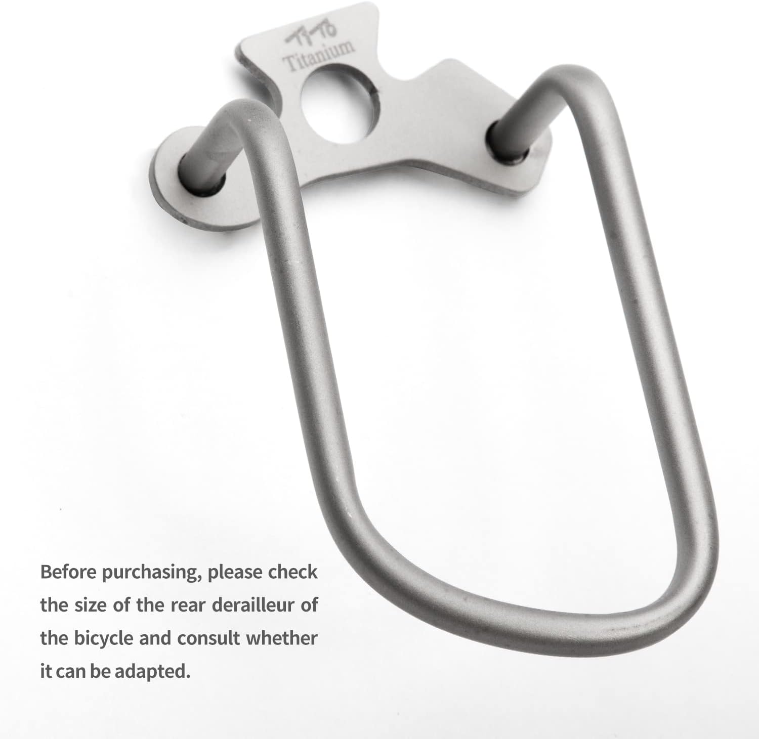 TiTO Titanium Bicycle Rear Derailleur Guard Rack Protector for Mountain Road Cycling Bike Apply to Sram and Shimano