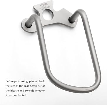 TiTO Titanium Bicycle Rear Derailleur Guard Rack Protector for Mountain Road Cycling Bike Apply to Sram and Shimano