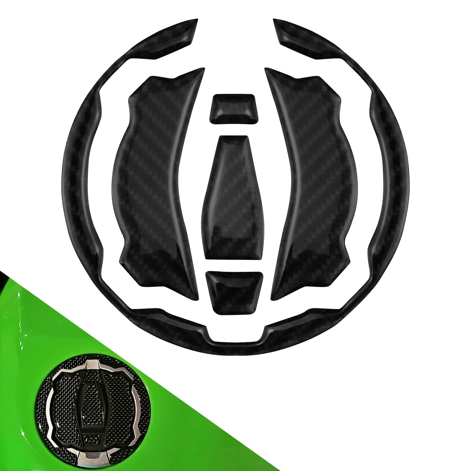Grip de réservoir antidérapant moto Kawasaki Ninja 500 protection anti-rayures