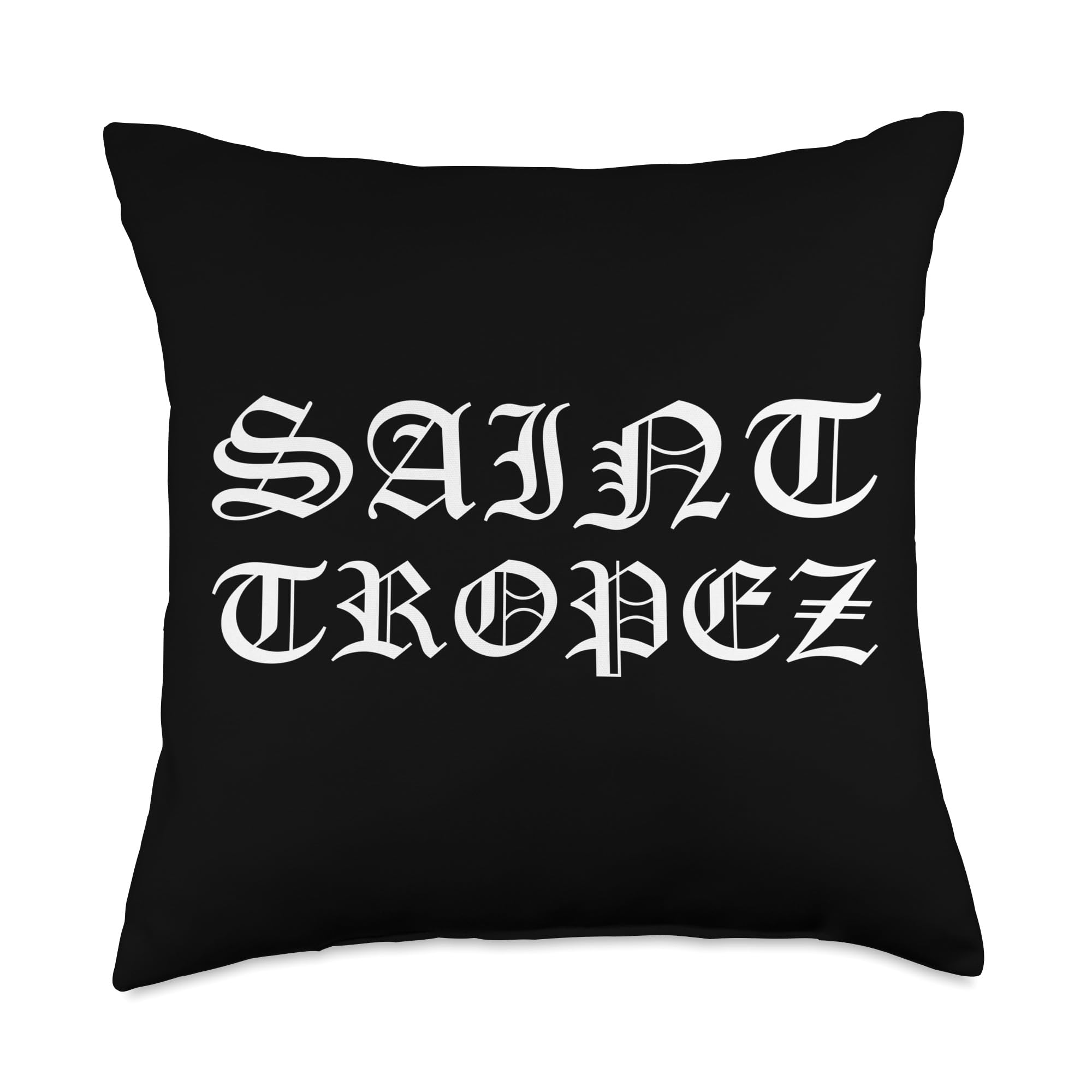 Saint-Tropez Love Saint Tropez-Old Print-Club Throw Pillow, 18x18, Multicolor