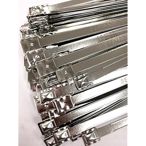 Lot of 8.5" Long Metal Truck and Trailer Flat Head Security Seals, Metal Flat Head Seal (1,000 Pack)