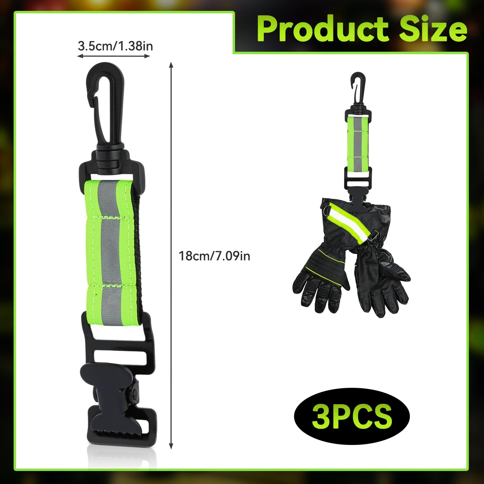 FcaecY 2 Stück Handschuh Halterung Feuerwehr Jacke, Reflektierende Streifen Handschuhhalter Clip, Handschuhklemme Feuerwehr mit Dreiecksschnalle für Aufhängen Von Handschuhen Masken FcaecY 2 Stück Handschuh Halterung Feuerwehr Jacke, Reflektierende Streifen Handschuhhalter Clip, Handschuhklemme Feuerwehr mit Dreiecksschnalle für Aufhängen Von Handschuhen Masken