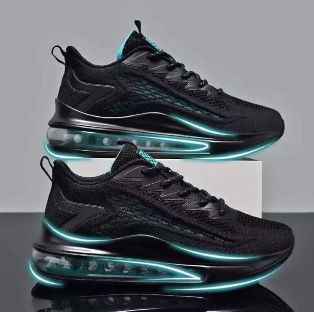 Mens Breathable Mesh Work Non Slip Shoes for Men Lightweight Gym Shoes for Shock Absorbing Sneakers Running Air Cushion Sport Walking3