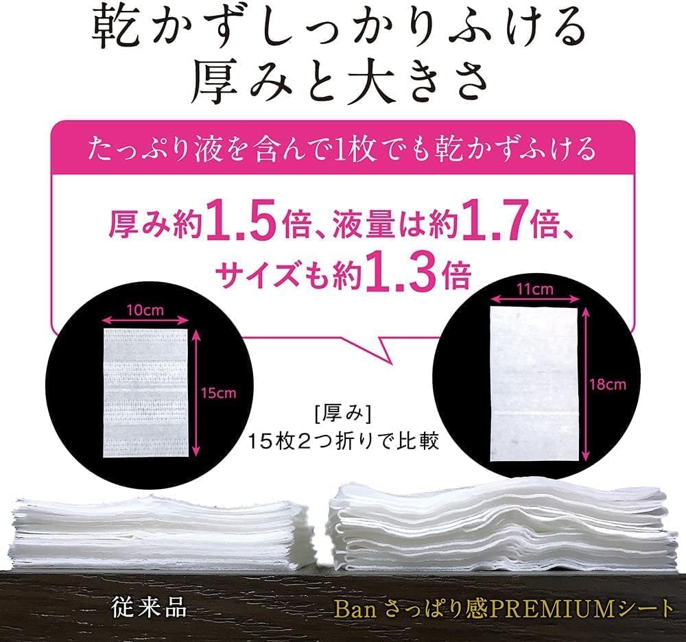 Amazon | Ban プレミアムシート, 氷肌感 -3℃ クールタイプ, ひんやり