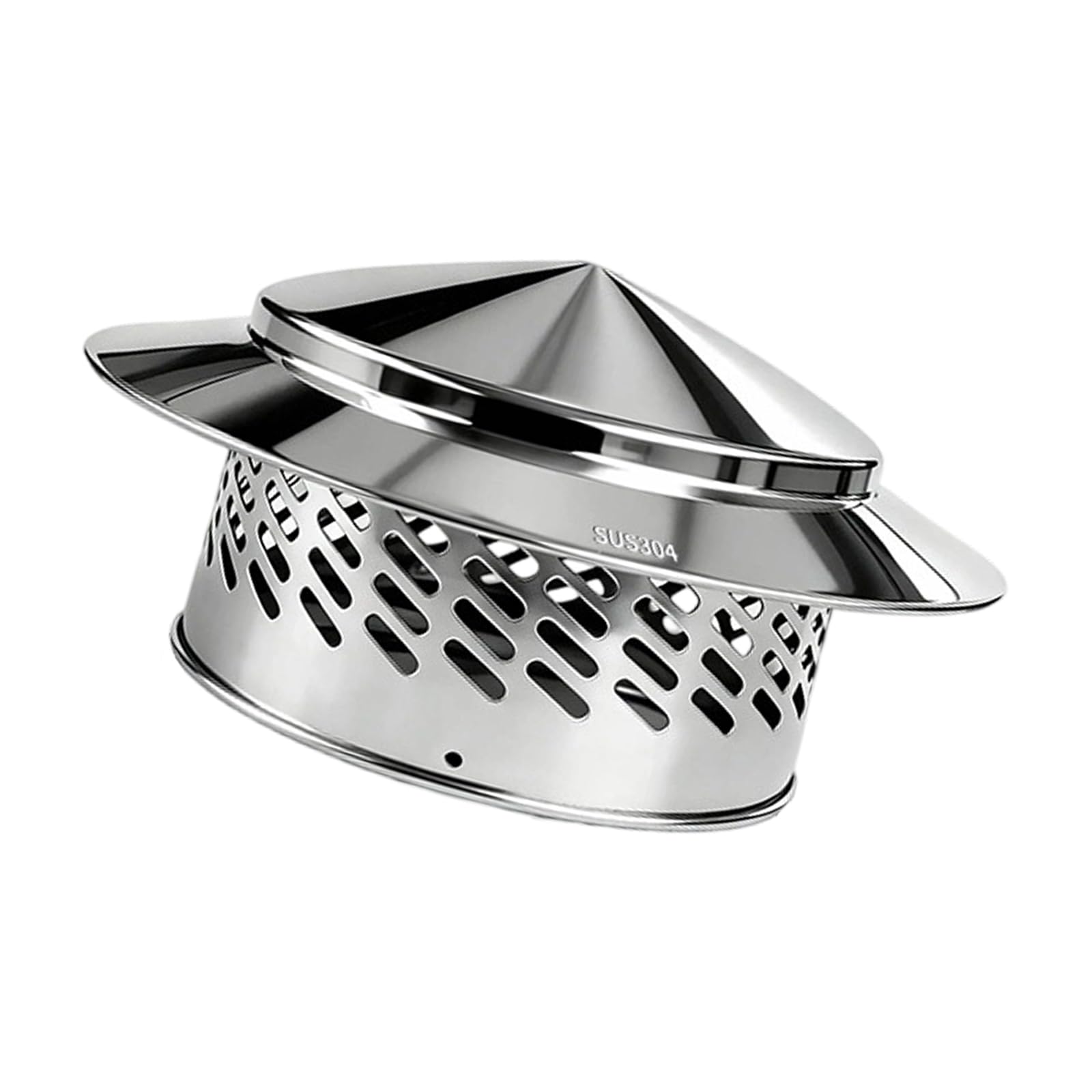 Sturdy SUS304 Metal Chimney Cap for Home and Commercial Use Keeps Out Rain and Birds Easy Install Ventilation Rain Neighborhood