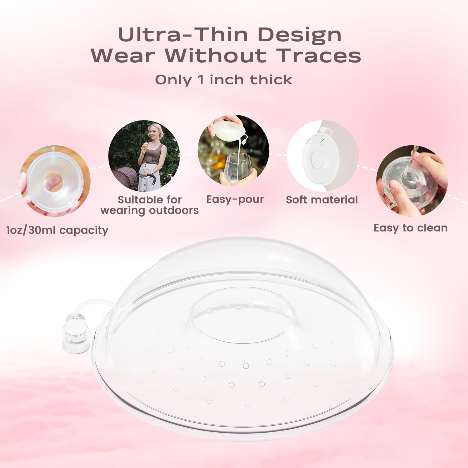 Breast Milk Collector Breastfeeding, Breast Shells Milk Collection Shells, Milk Catchers Breastfeeding - Image 4