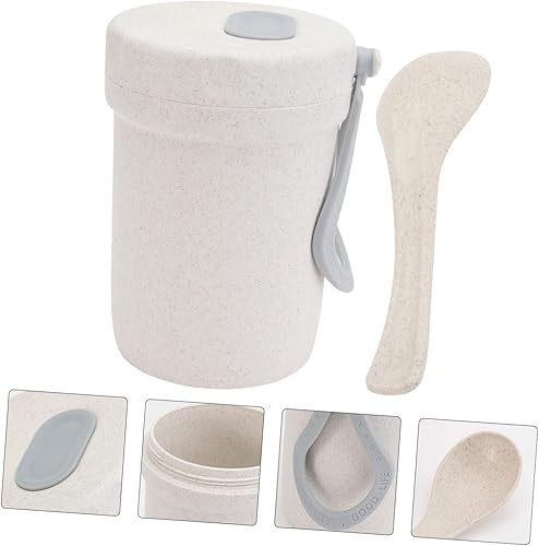 Miniatura 9 de Alipis Taza de sopa Taza de sopa Botella de agua portátil Regalos de desayuno Botella de agua aislada Taza de sopa portátil Regalo de invierno Caja
