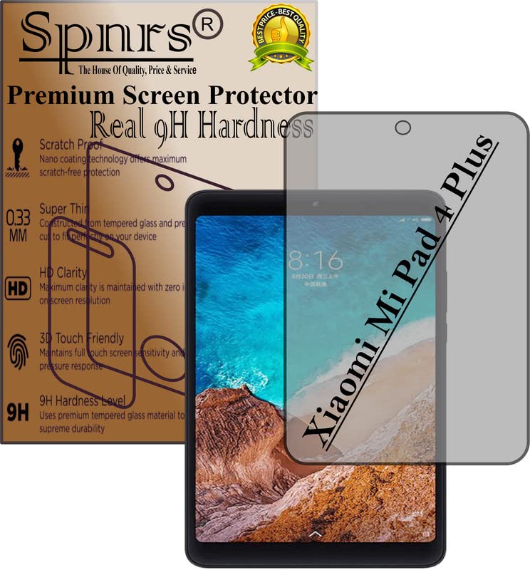 SpNrS [Real 9H Hardness] Screen Protector Compatible With Mi Pad 4 Plus [Pack Of 1] (B09T745MCG) Amazon Price History, Amazon Price Tracker