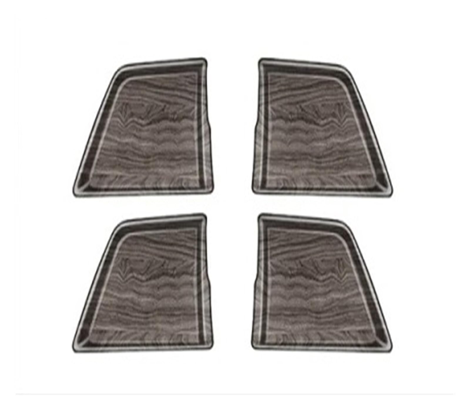 SAMWDK for Toyota for Tacoma 2024 2025 ABS Wood Interior Accessories Center Conlose Gear Shift Panle Door Handle Window Switch AC Cover Car Interior Panel Trim(Inner Door Bowl)
