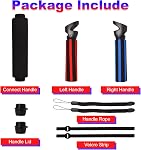 VR Game Handles Accessories,Upgraded VR Dual Handles Extension Grips and Long Stick Handle for Meta/Oculus Quest 2 Controller Playing BeatSaber Games and VR Games