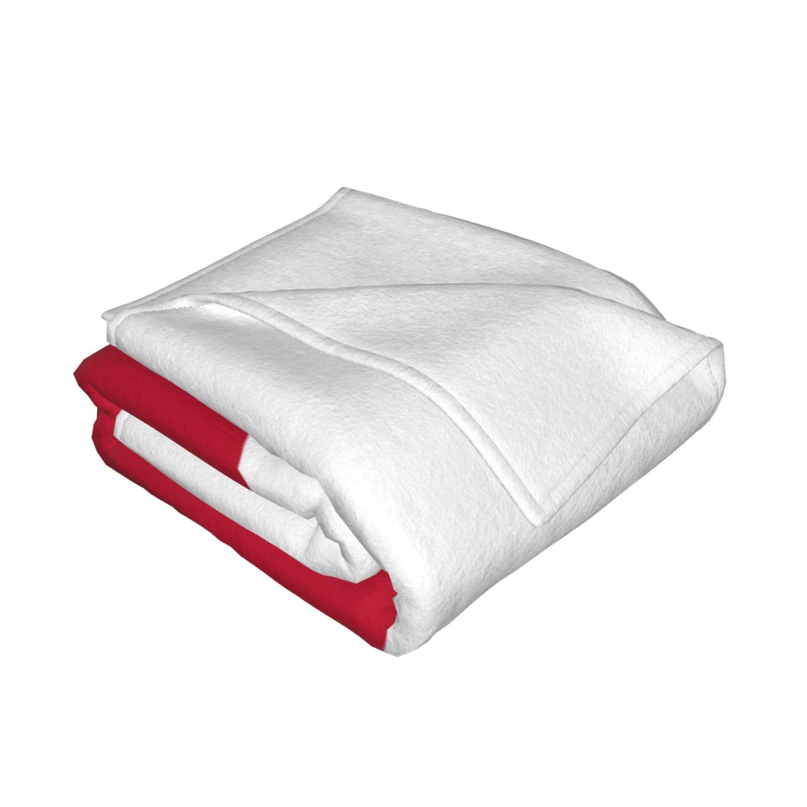 Manta de viaje portátil de 80 x 60 pulgadas, suave, resistente a las arrugas, plegable, exquisito estampado de bandera japonesa
