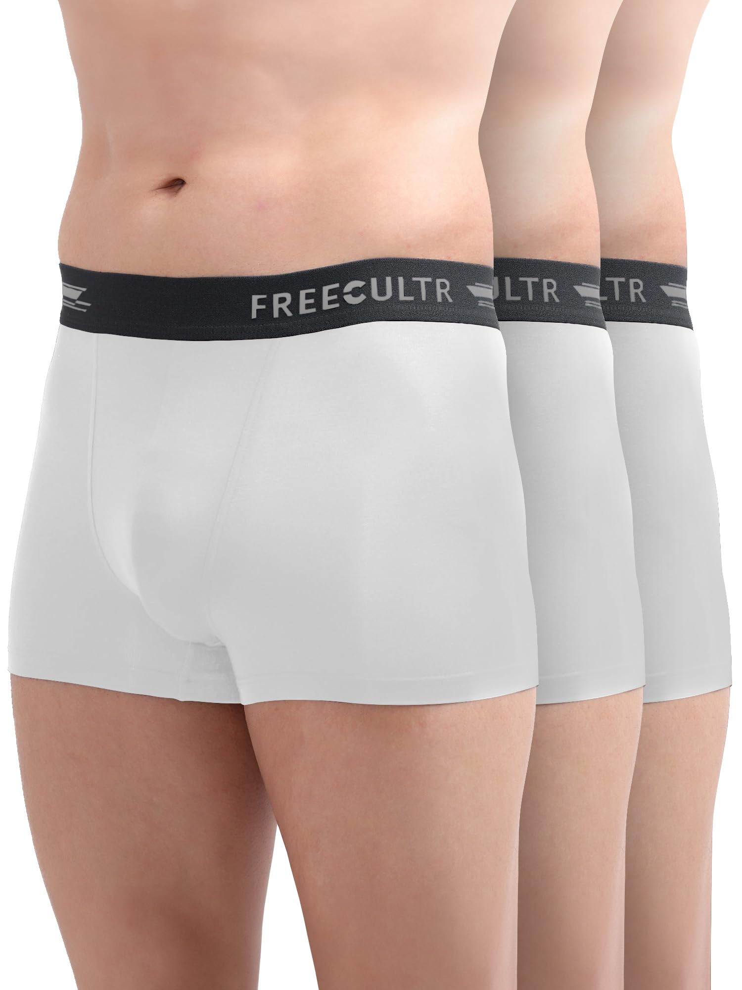 freecultr Men's Underwear Micromodal Airsoft Trunk – Ultra Soft, Sweat Proof, Non-Itch, No Chafing, Anti Bacterial Fabric (Pack of 3) | Mens Underwear Combo Pack of 3-picture-13