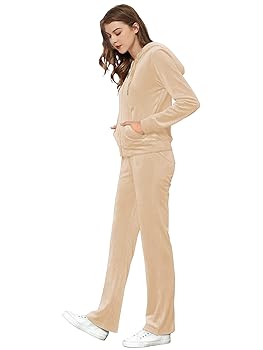 ★DUVETICA★ Torisa Velvet Light Cream Women's Down Jumper V Amazon.com: Woolicity Womens Sweatsuits Set Velour Tracksuit