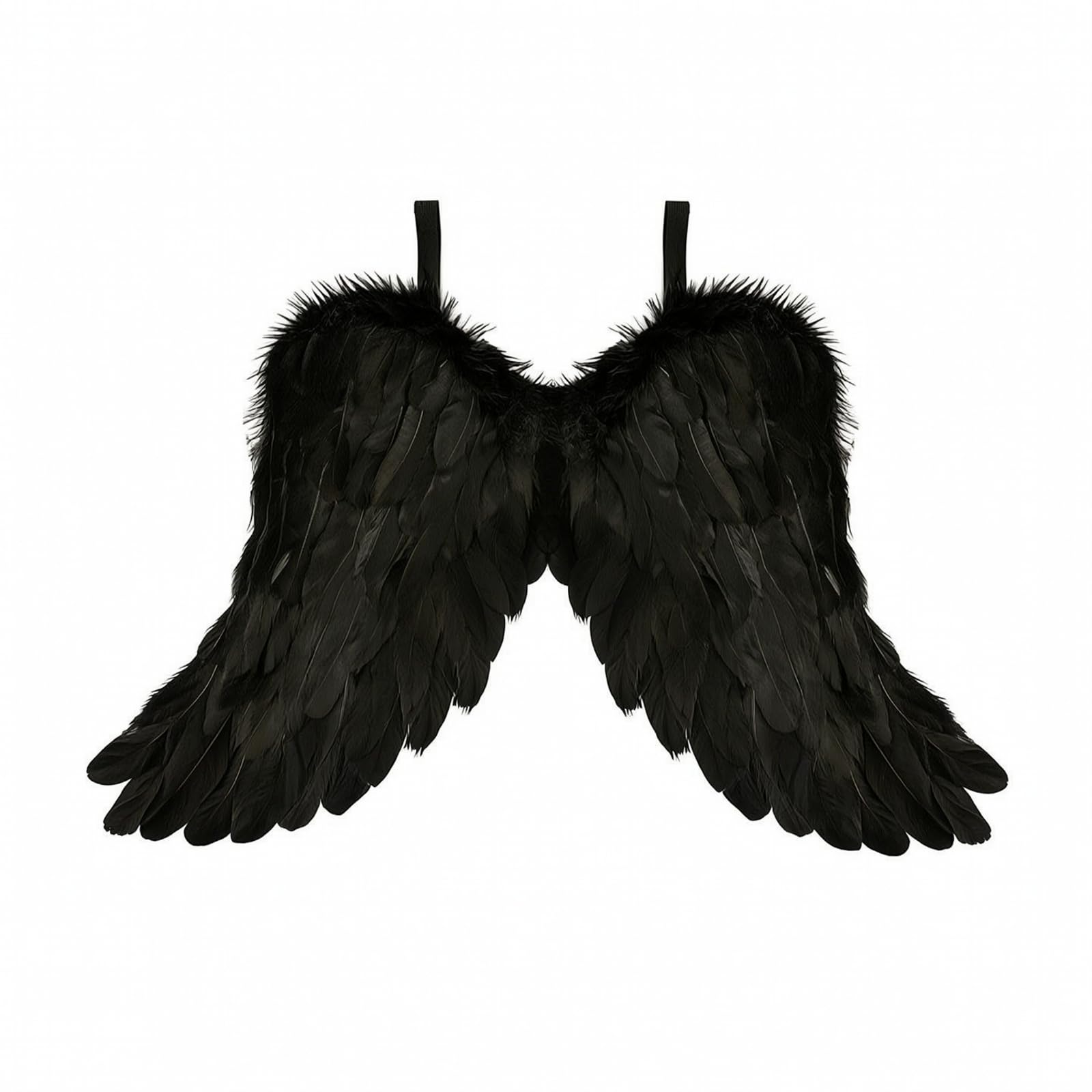 Perfeclan Accesorios Alares Ángel Plegables, Negro, L