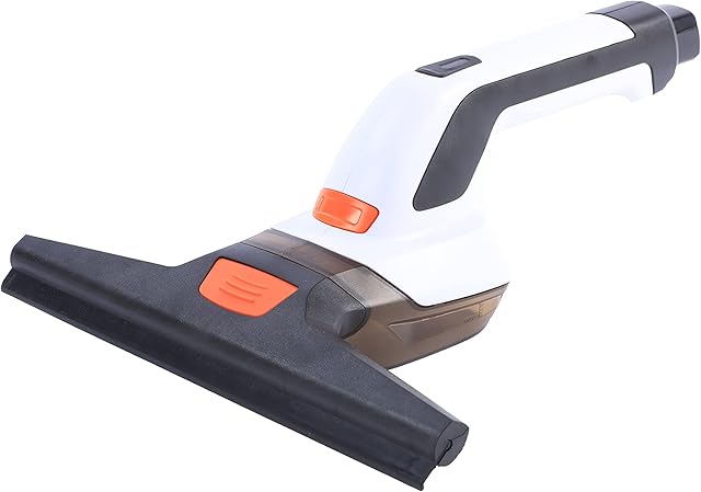 Yard Force Vita Cordless Rechargeable Window Vacuum Ideal for cleaning Windows, Mirrors, Tiles, Shower Screens - LW V28, Clear