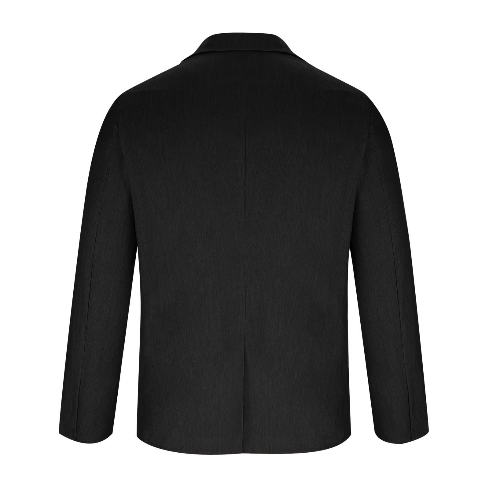 Generisch Americanas para hombre de negocios, 2 botones, corte regular, blazer moderno para negocios, boda, ocio, traje de hombre, corte ajustado, chaqueta blanca para hombre