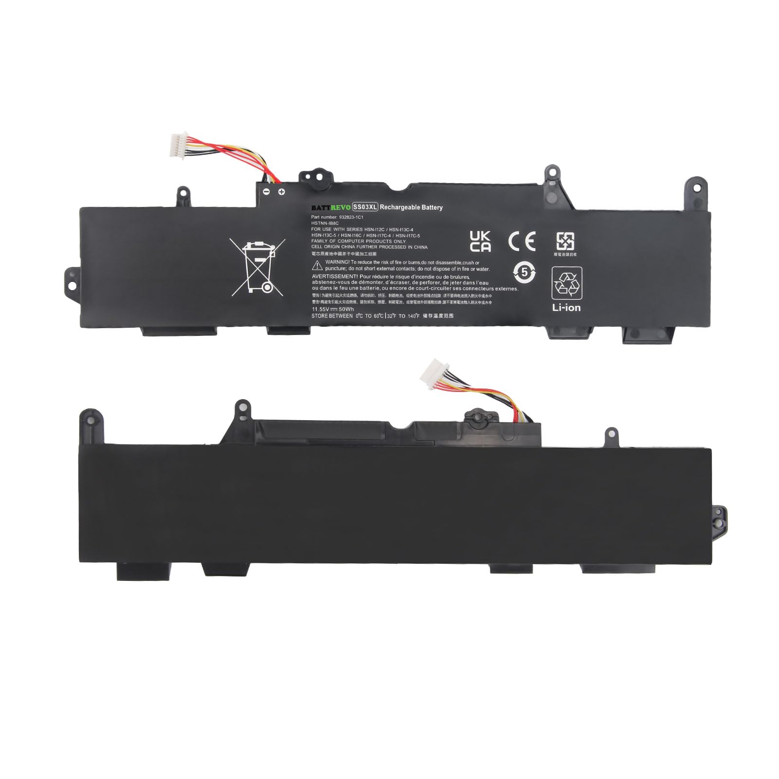 SS03XL 933321-855 Batería para HP EliteBook 730 735 740 745 830 840 846 G5,EliteBook 735 745 830 840 G6,ZBook 14U G5 G6 HSN-I13C-4 932823-421 933321-852 932823-1C1 HSTNN-LB8G HSN-113C-4