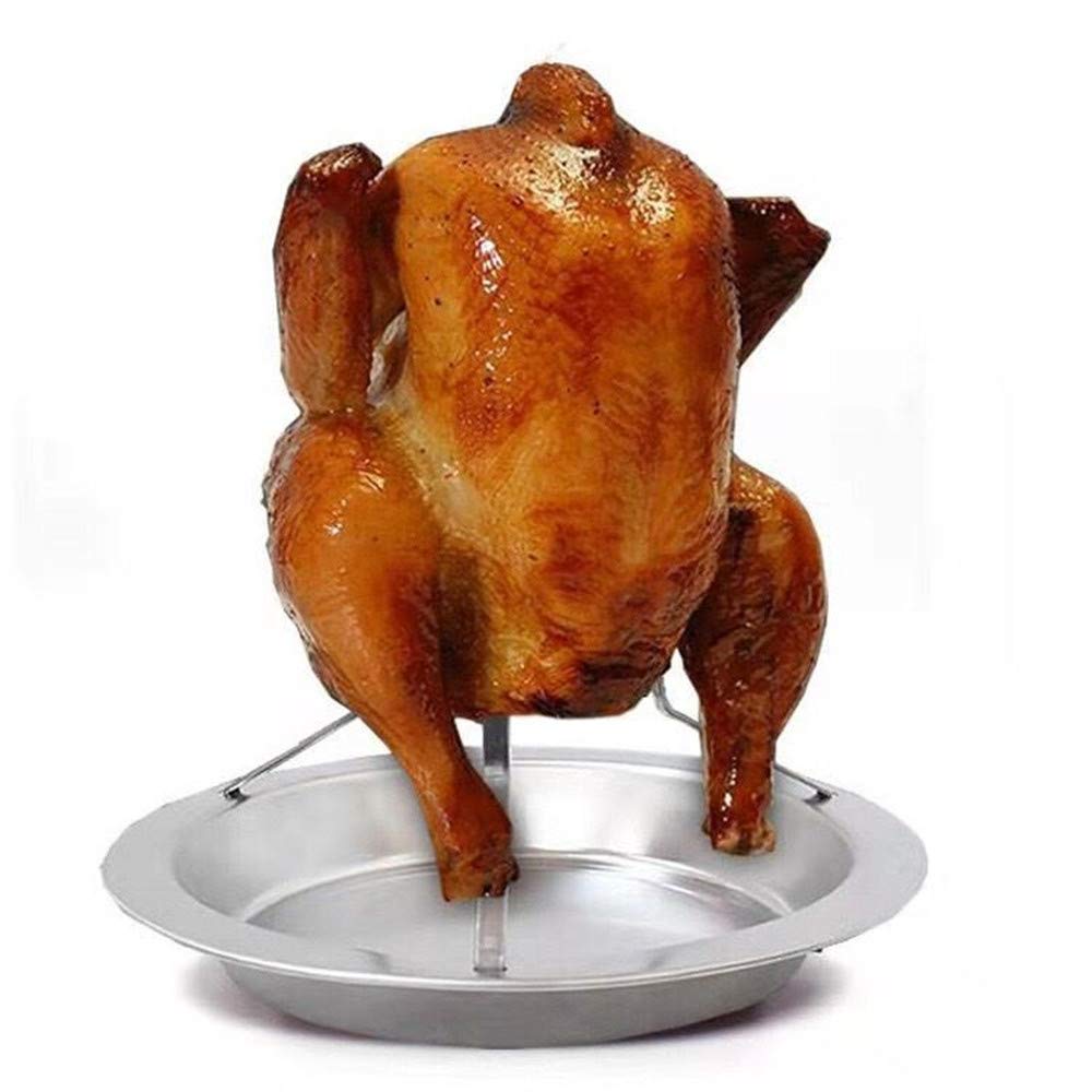 Buy ZZM Upright Chicken Roaster Rack,Folding Roast Chicken Holder