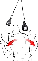 INNOLIFE Boxing Dodge Slip Bag - PU Leather Reflex Training for Boxing, MMA, Kickboxing Pendulum Evasion - Red