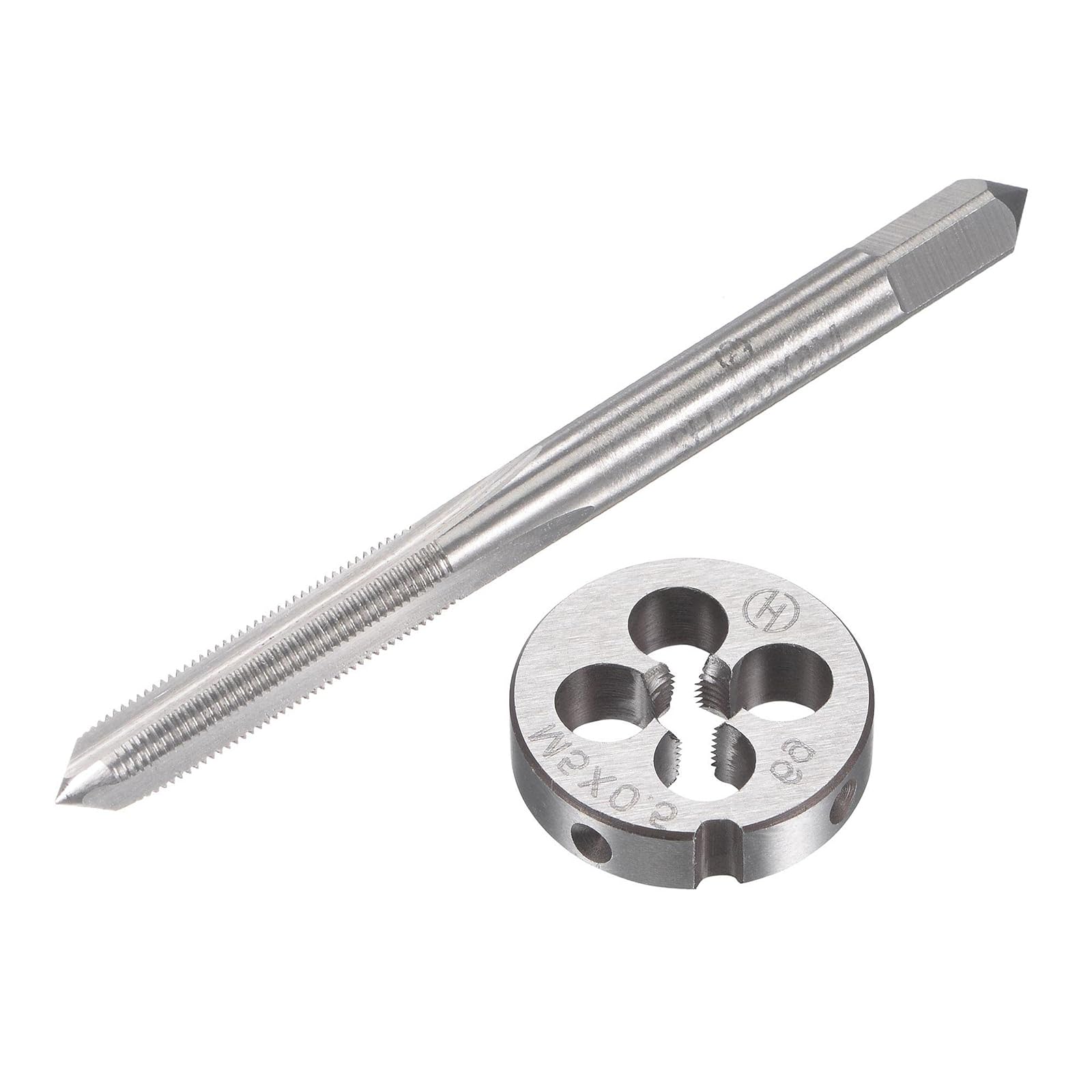 MACHSWON M5x0.5mm Metric Tap and Die Set,Machine Thread Screw Tap with Round Threading Die,Tap & Die Kit for Nut Screw Bolt Thread Repair โ image 1