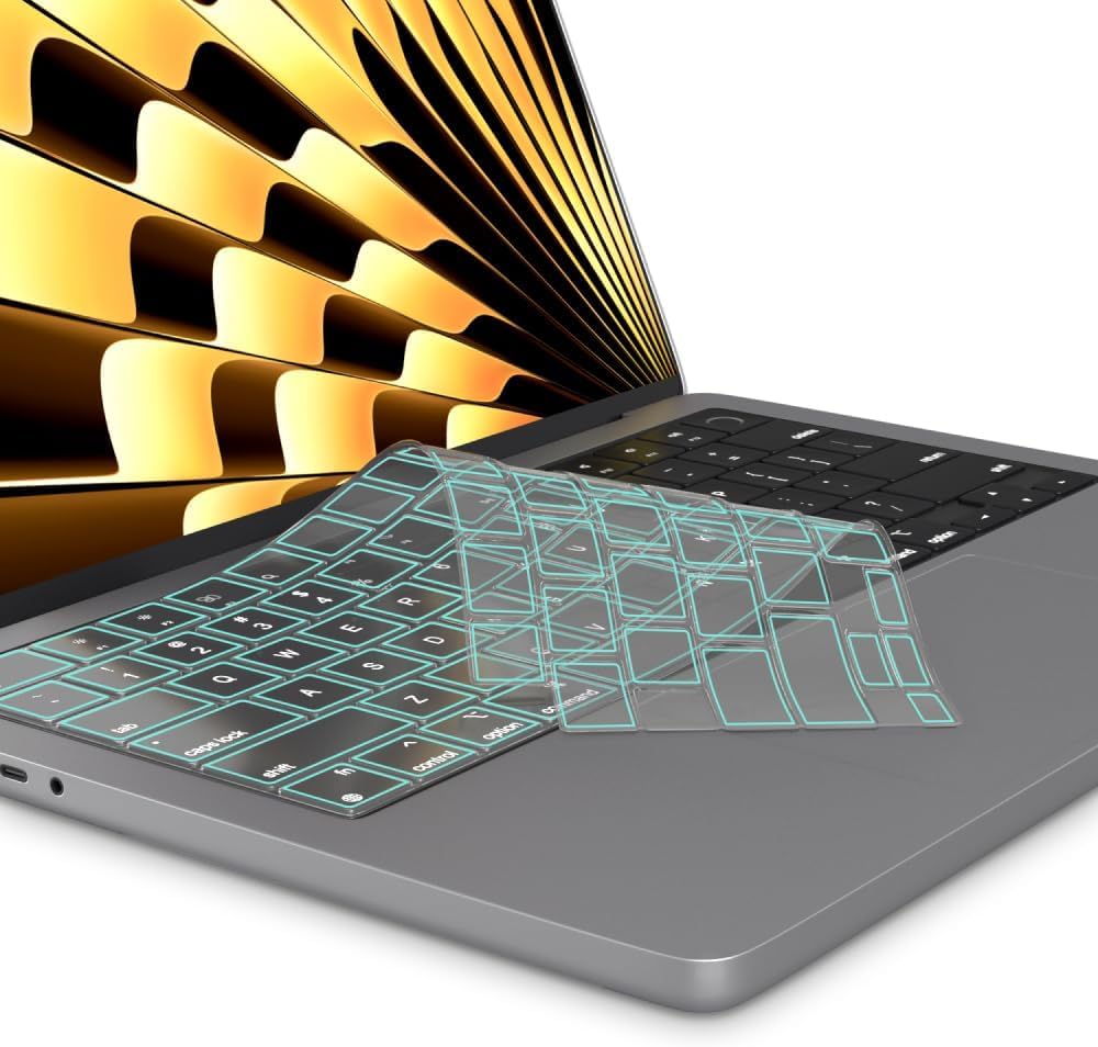 OJOS Compatible with MacBook Air Keyboard Cover 15 inch 2023 2022 13.6 MacBook Air M2 Keyboard Cover Skin A2941 A2681 - MacBook Pro Keyboard Cover 14 16 inch M1 M2 A2779 A2442 A2780 A2485 TPU, Mint (B0DH3DZLRS) Amazon Price History, Amazon Price Tracker