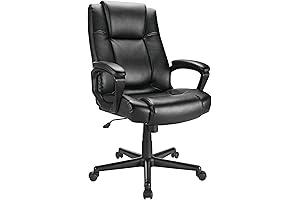 Realspace Hurston Bonded Leather High-Back Executive Office Chair - The Pinnacle of Comfort and Style