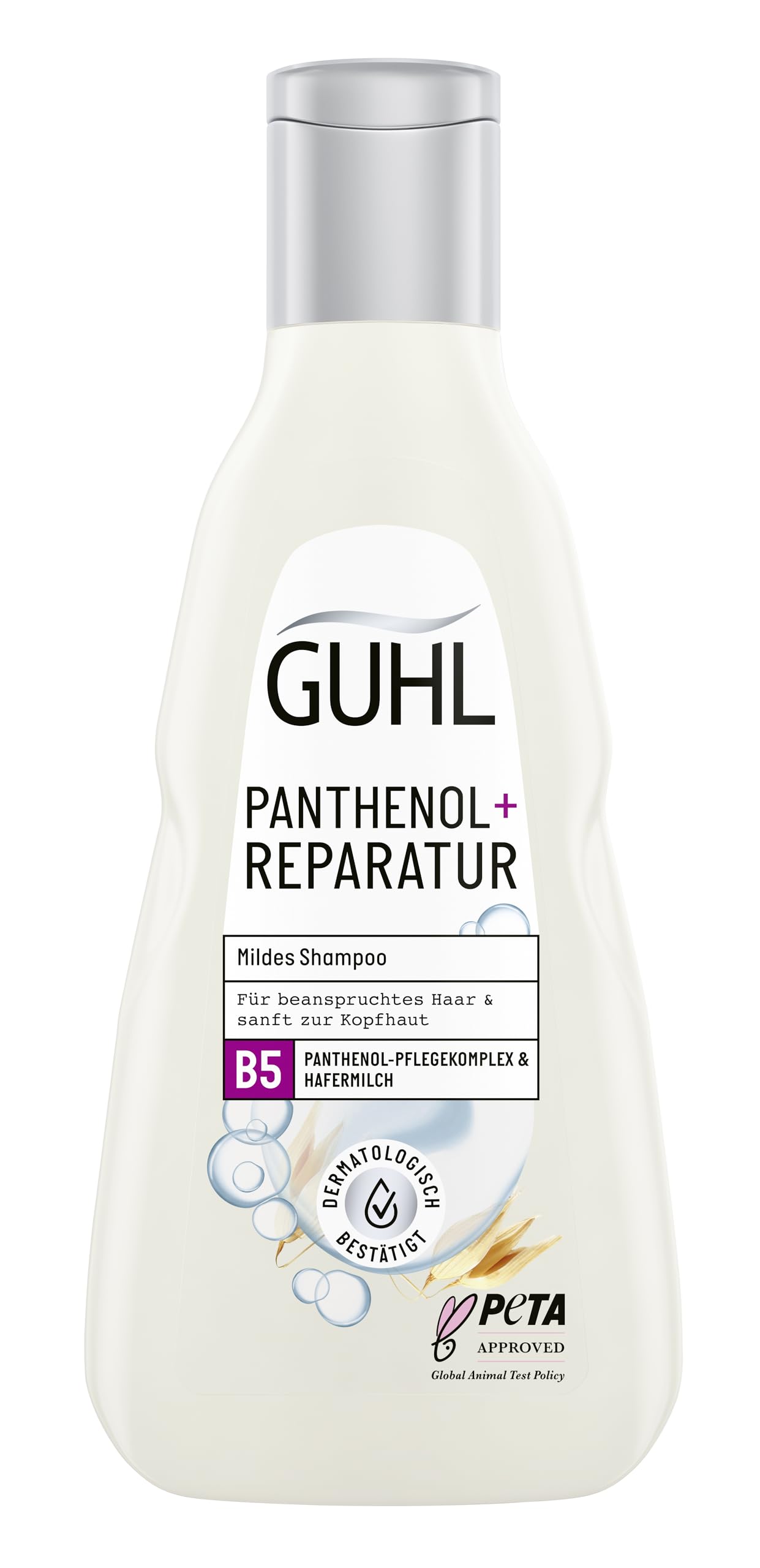 Guhl Panthenol + Reparatur Shampoo - Inhalt: 250ml - Mildes Shampoo - Haartyp: beansprucht - Sanft zur Kopfhaut