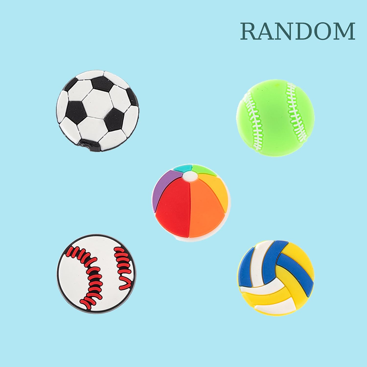 30,50,100pcs Random Shoe Charms for Boys Teens Cute Shoe Decoration Charms for Shoes Wristband Bracelet Party Favors Gifts Sports Game Astronaut Accessories