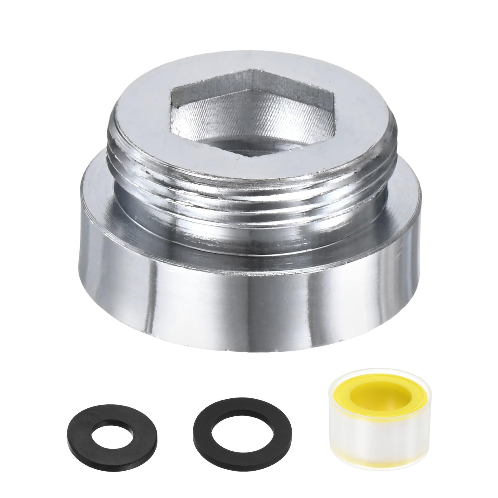 M METERXITY 1-Pack Faucet Adapter, M24 Female to M22 Male, for Kitchen