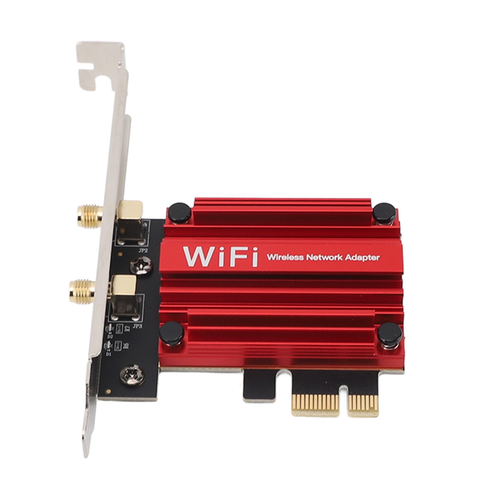 Generic Scheda WiFi 6 Wireless PCIE AX210 con Bluetooth 5.3, Scheda WiFi PCIE a 3 Bande Ad Alta velocità 5374 Mbps per PC Desktop, Forte compatibilità per 10 11