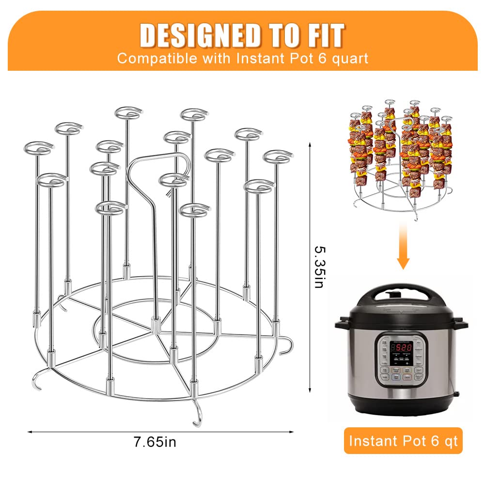 SCAFFALATURE METALLICHE PER friggitrice ad aria con spiedini in acciaio
