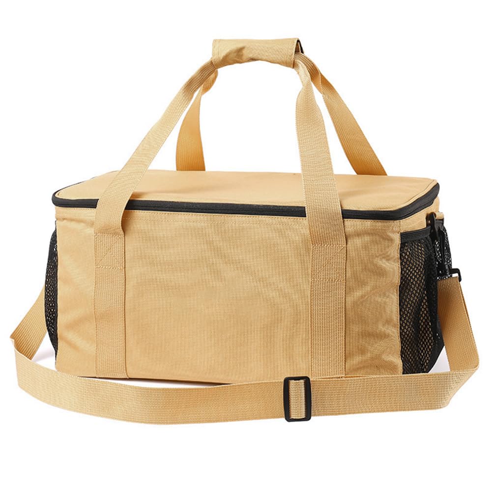 MagiDeal Borsa Da Trasporto Per Serbatoio Gas E Fornello – Custodia Resistente Con Divisori, Per Campeggio E Picnic (35x16x32 Cm)