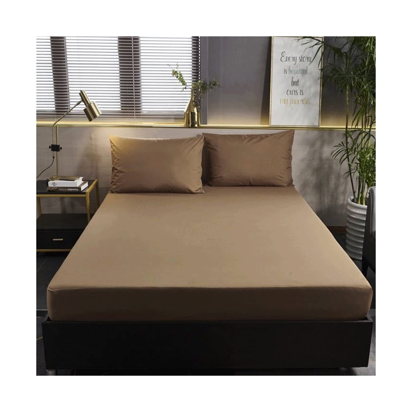 Protège-matelas étanche anti-tache 180x220 bonnet 30cm