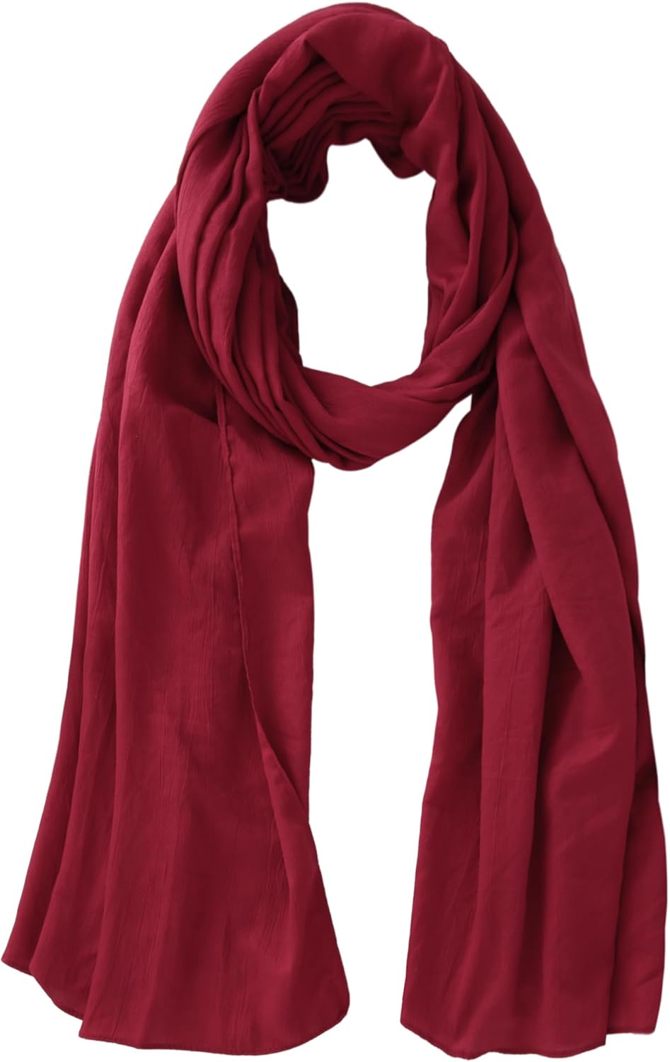 Long Lightweight Soft Scarf for Women and Men Large Shawl Wrap Cotton Blend Scarves