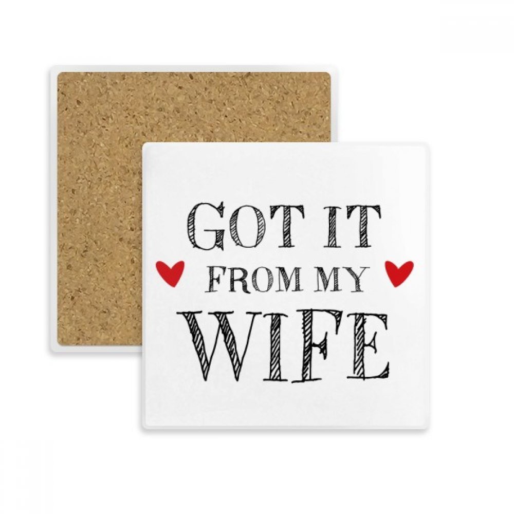 Coaster Tasse Porte-Pierre Absorbant : Cadeau de la Saint-Valentin Humour