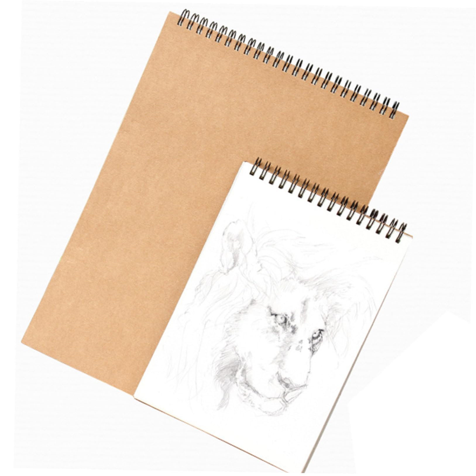 Carnet de dessin spiralé à pages blanches pour peinture et graffiti faciles