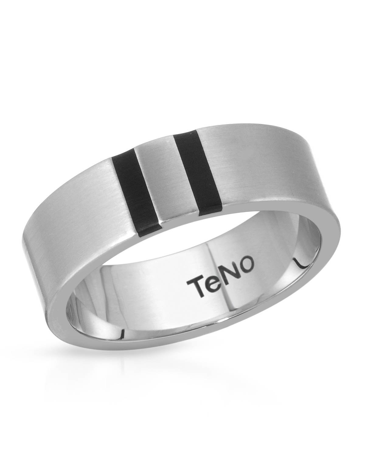 TeNoStainless Steel Band Ring For Women.