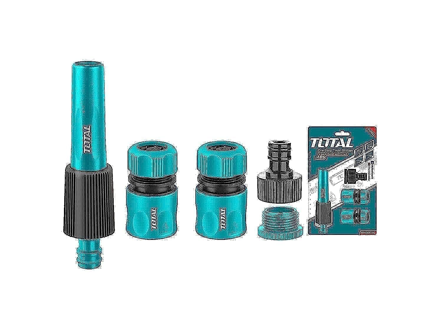 MR LIGHT TOTAL ABS Material Hose Quick Connectors Set with Twist Spray Nozzle (5 PCS , THHCS05122) (B09HGQHWJR) Amazon Price History, Amazon Price Tracker