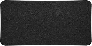Mavis Laven Mouse Pads, Felts Table Mouse Pad Office Desk Laptop Mat, Mouse Mat Gaming Anti-static Computer PC Pads 68x33cm(Black)
