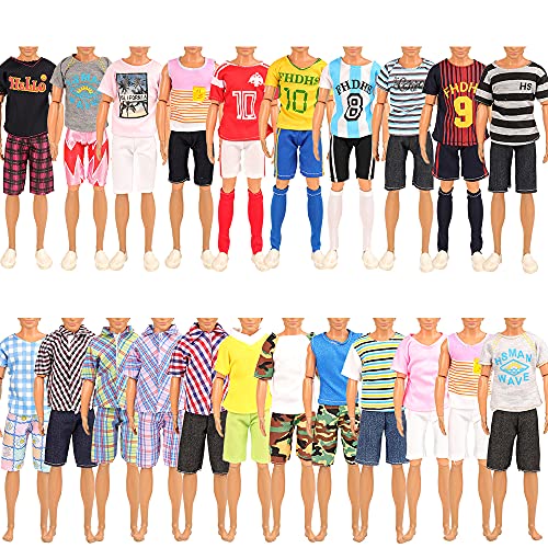 Include 5 Abiti Vestiti per 12 Pollici Bambola Ragazzo (Slezionati A Caso). NON INCLUDE BAMBOLA