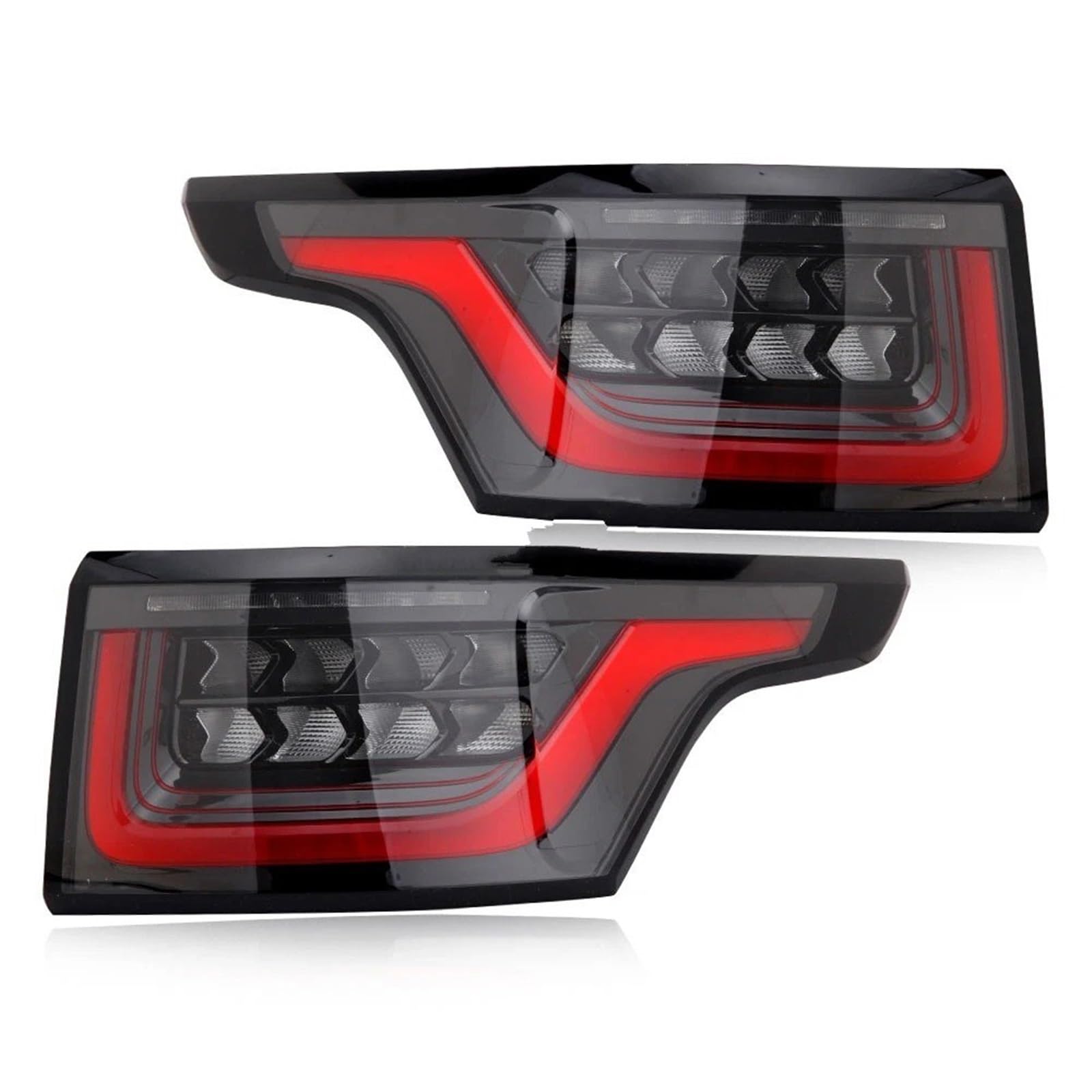 Luces Traseras Para Land Para Rover Para Range Para Rover Para Sport 2014-2020 Luz Trasera LED Luz Trasera Accesorios Para Coche Pilotos Traseros(1 pair black red)