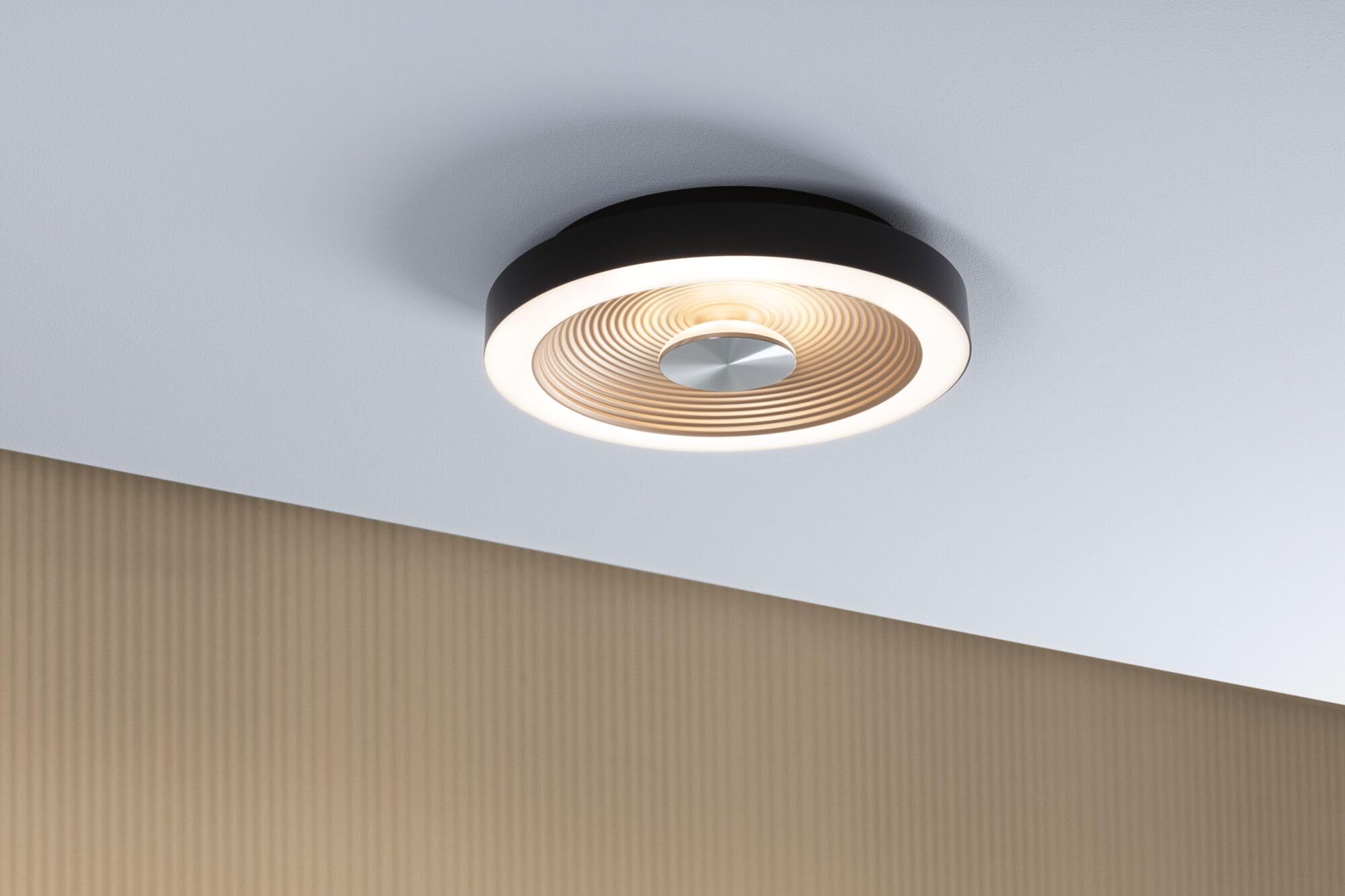 Paulmann 71178 WD Volea IP44 W/D dim LED 18W 320mm Schwarz Gold 230V Kunststoff