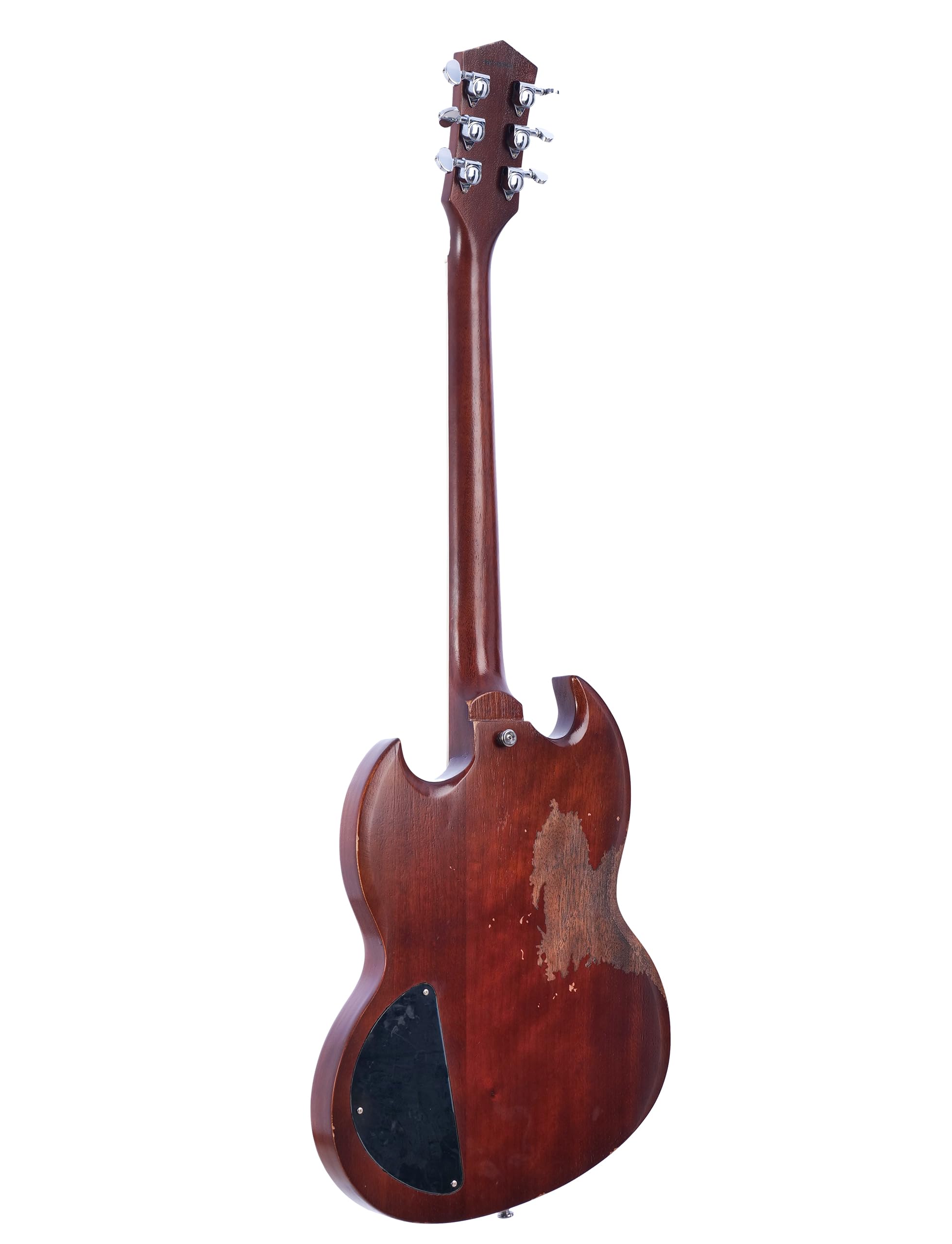 Amazon.co.jp: KGD Relic SG Sunburst Guitar、マホガニーボディと
