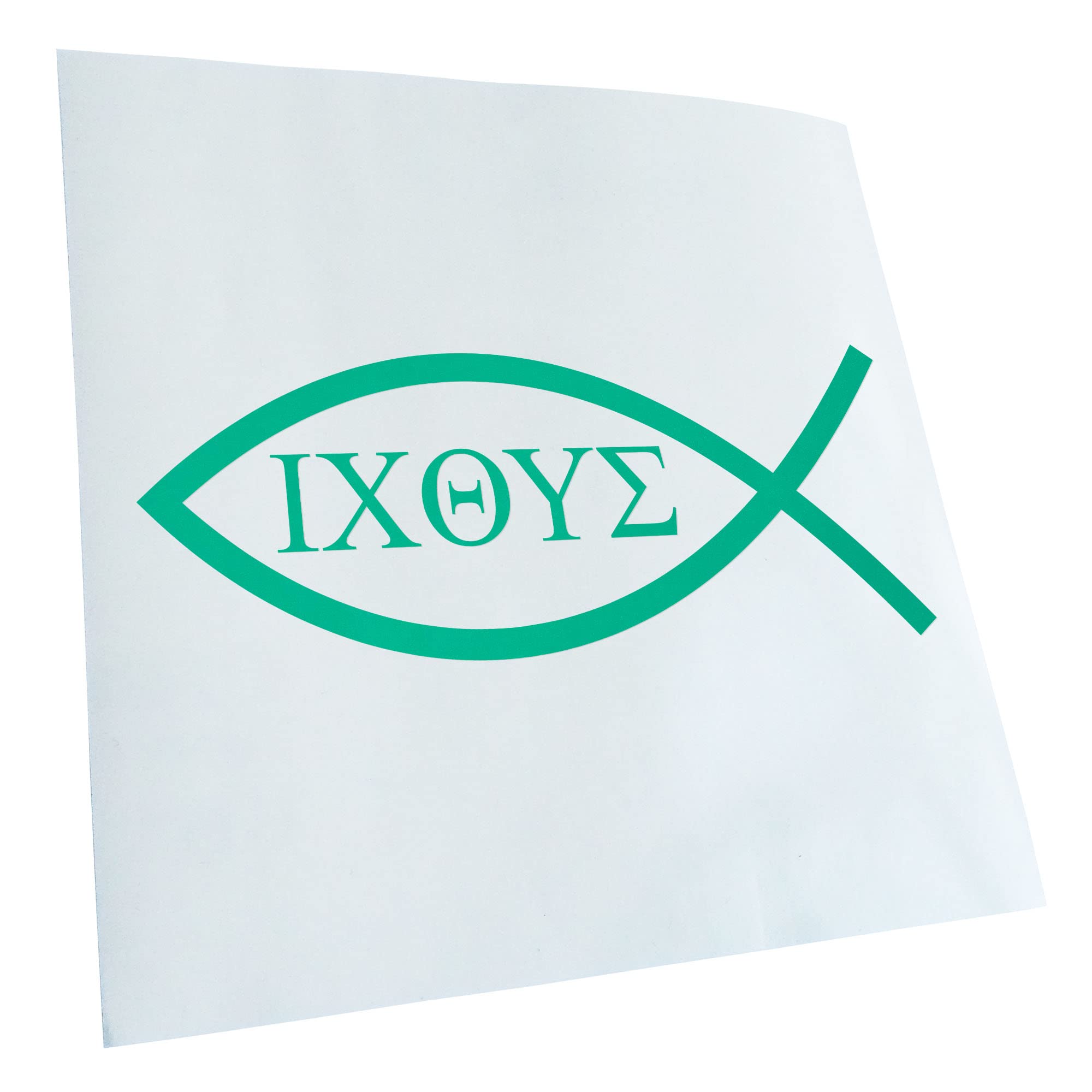 - Car Sticker - Christianity - Fish Sticker for Car, Laptop, Bicycle, Truck, Motorcycle, Multicoloured JDM Decal Racing