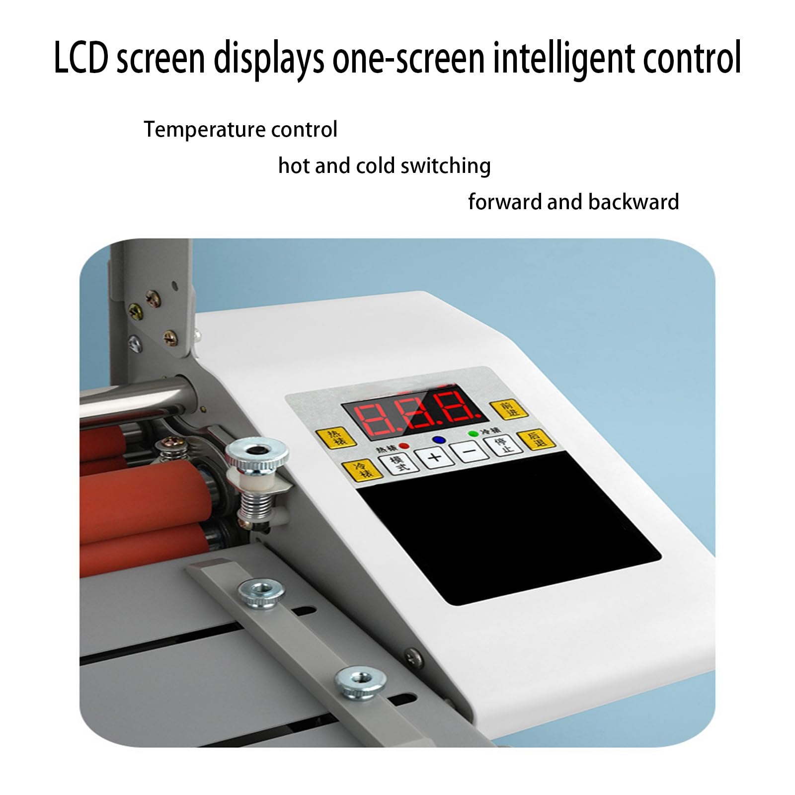 Laminatrice automatica con laminazione a caldo e a freddo, velocità e temperatura regolabili per la protezione dei documenti